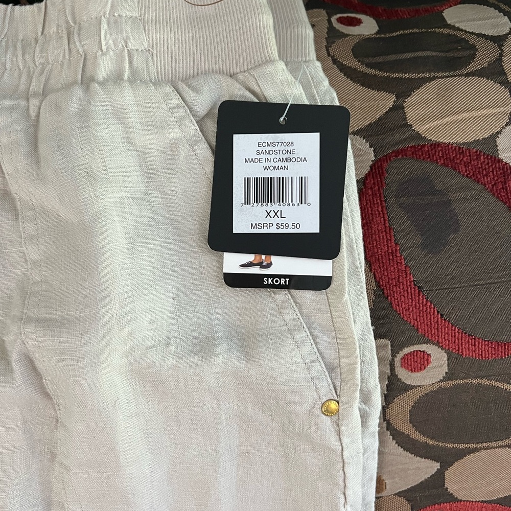 XL Skort, nwt, Linen - Picture 4 of 4